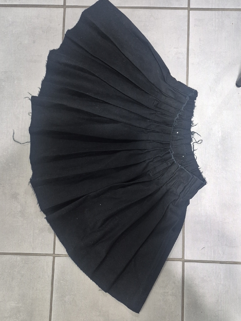 Black Circle Skirt with Gathered Waist - Timeless Women's Skater Style